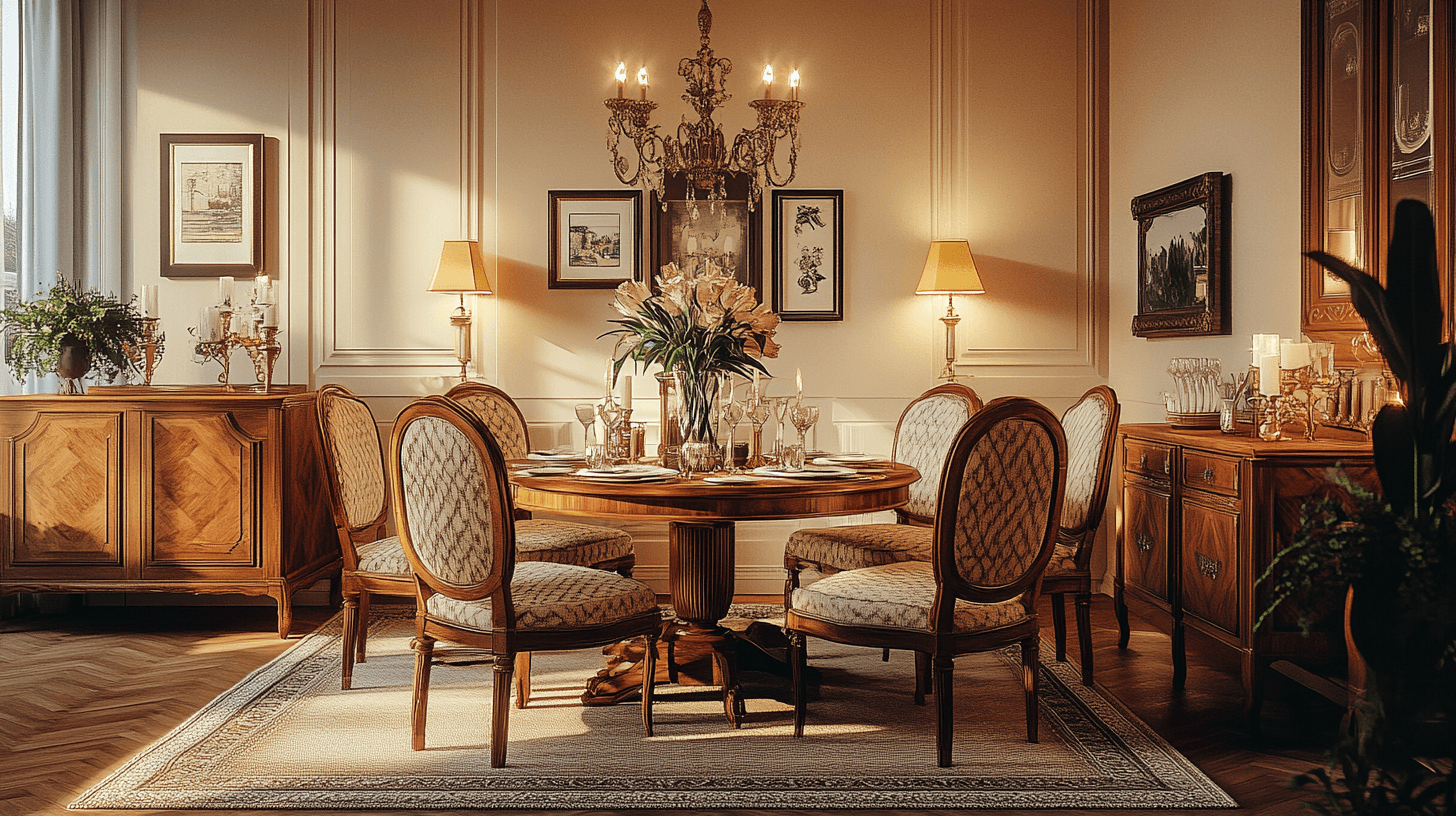 Eetkamer in vintage-stijl: Tijdloze klassiekers in scène zetten