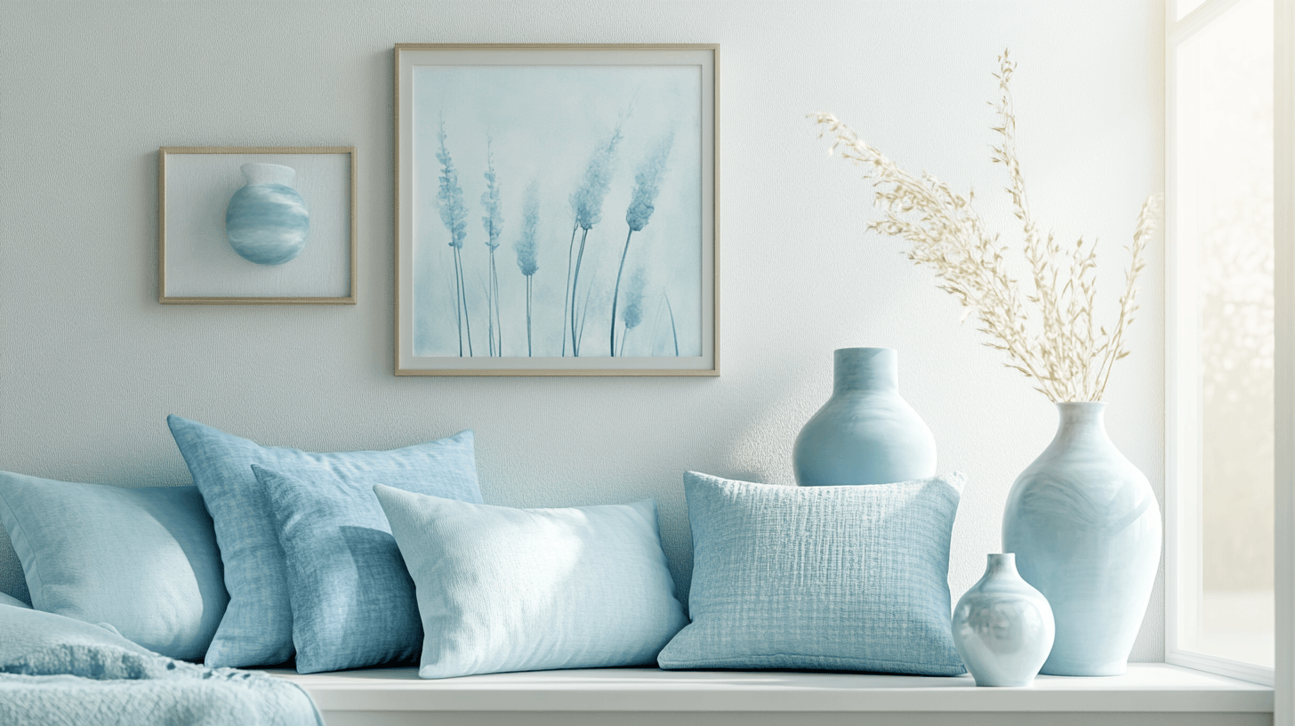 Decoratie in lichtblauw: Frisse accenten voor je woonkamer