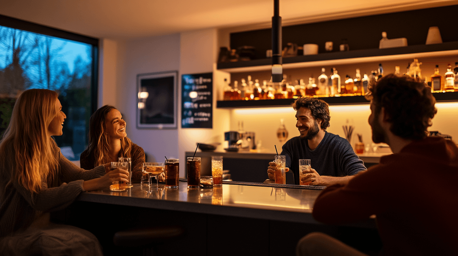 De perfecte bar in je eigen woonkamer: ontmoetingsplek voor vrienden en familie
