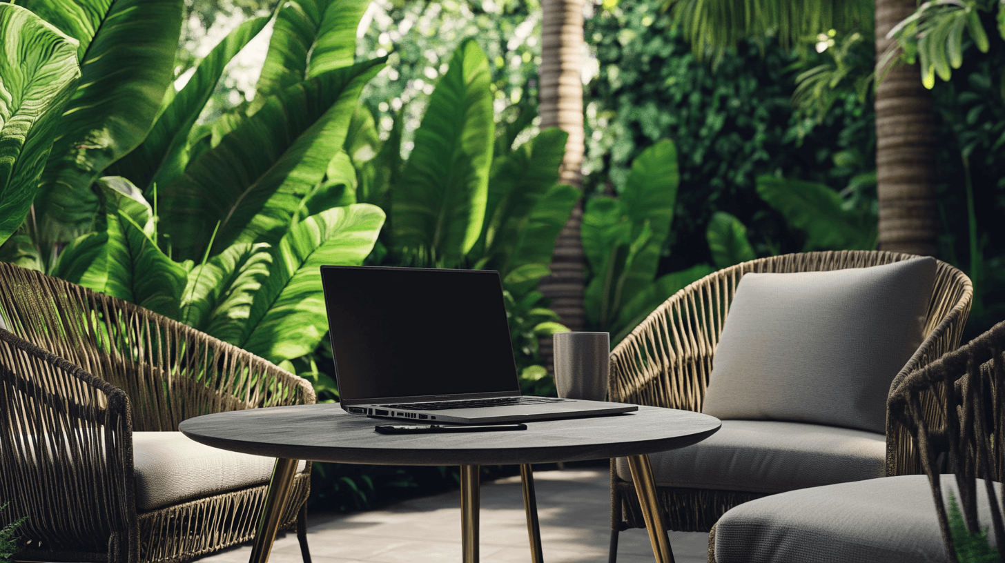 Werken in het groen: Tuinmeubelen voor je outdoor-kantoor