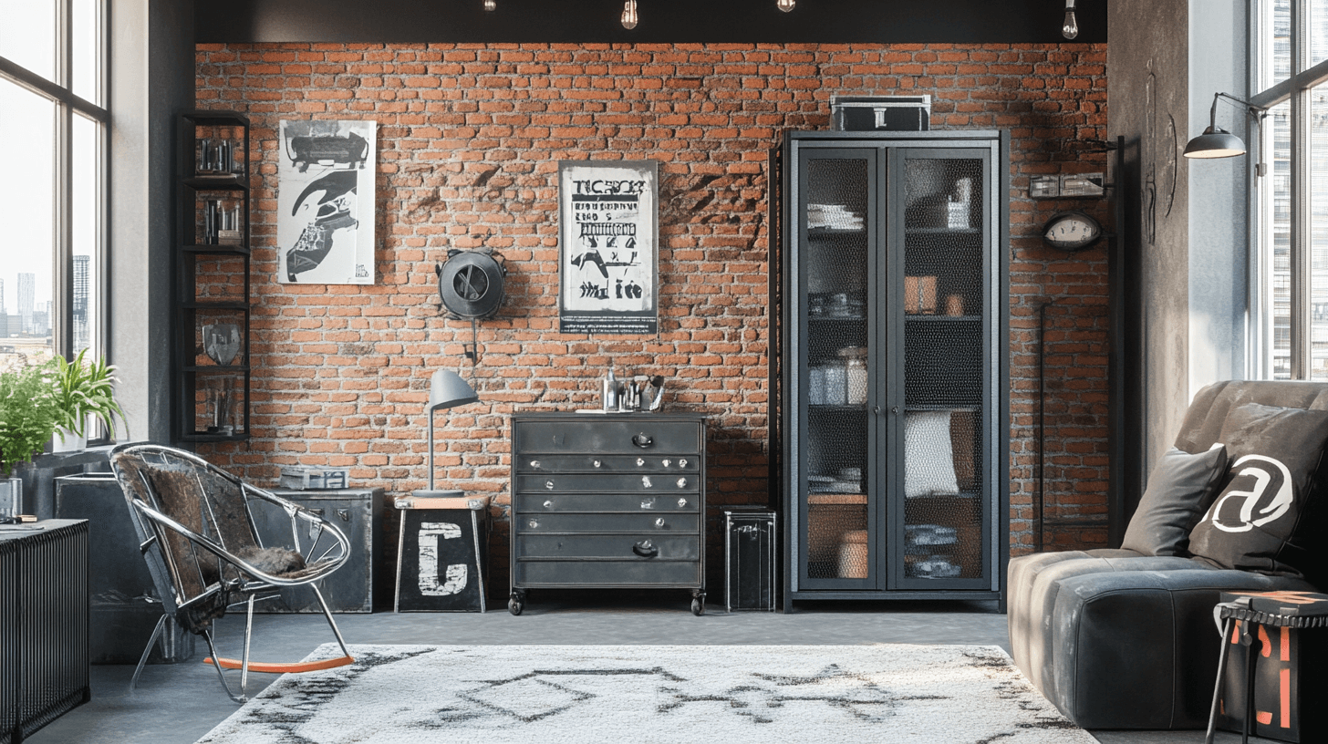 Jeugdkamer in industriële stijl: Cool design voor tieners