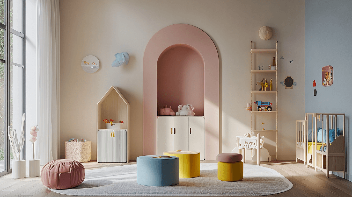 Kinderkamer voor verschillende leeftijdsgroepen: Flexibel en functioneel