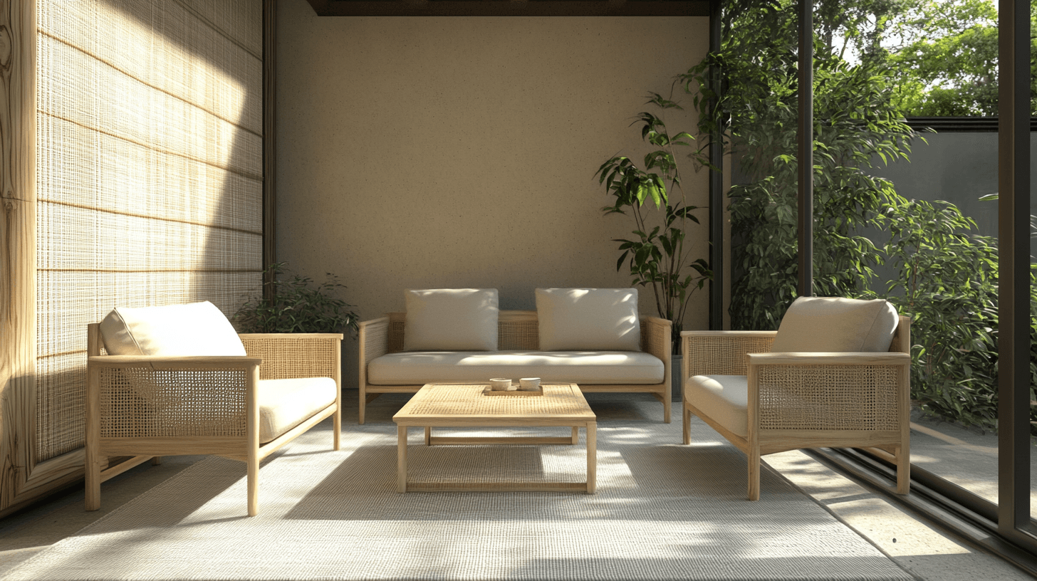 Minimalistische meubels voor Zen-design