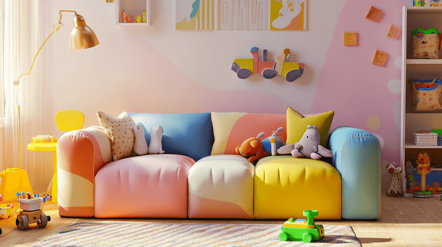 Spel en plezier: Kindersofa's voor de kinderkamer