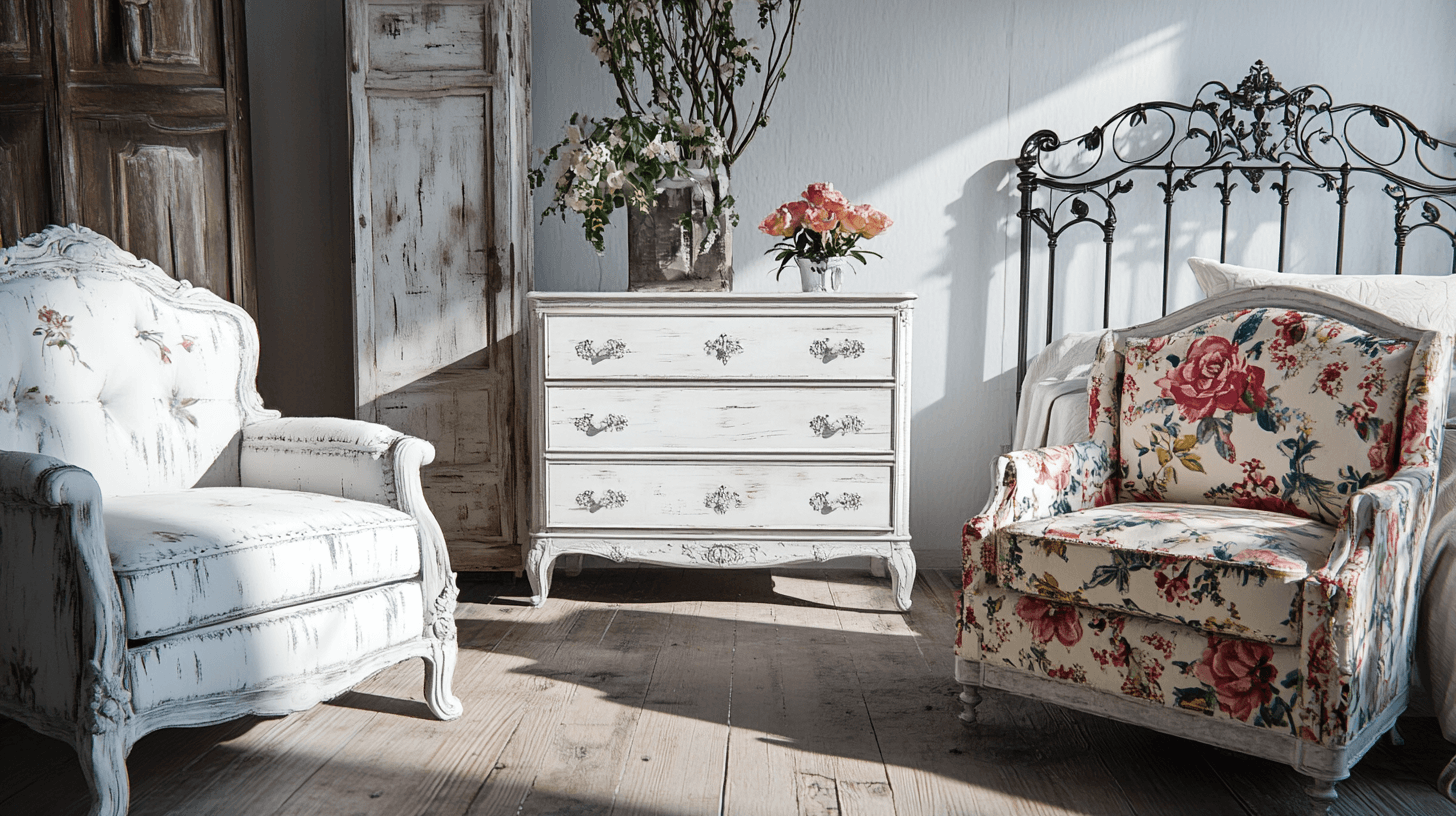 Meubels in romantische stijl: Vintage ontmoet elegantie