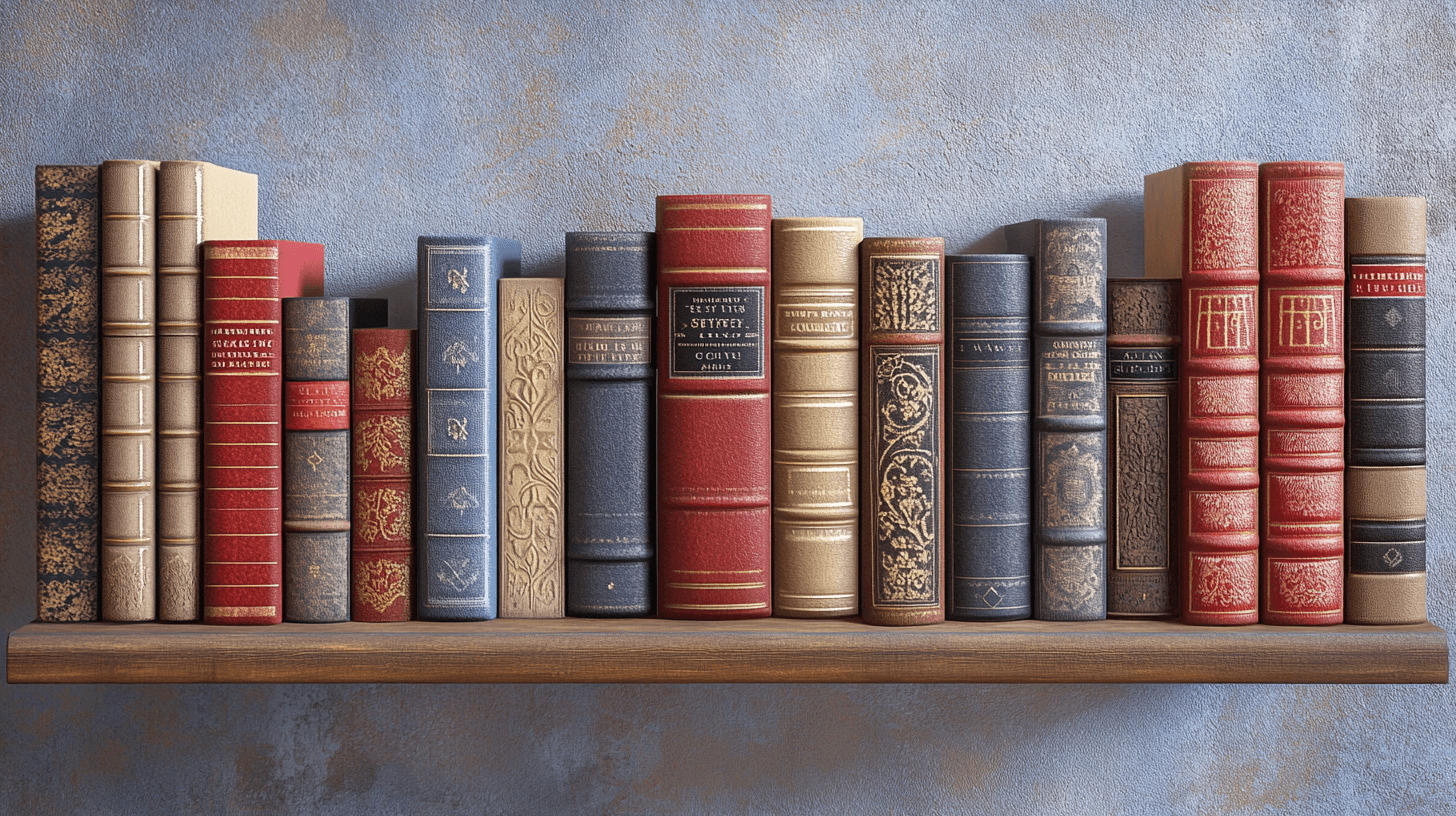 Boeken als decoratieve elementen gebruiken