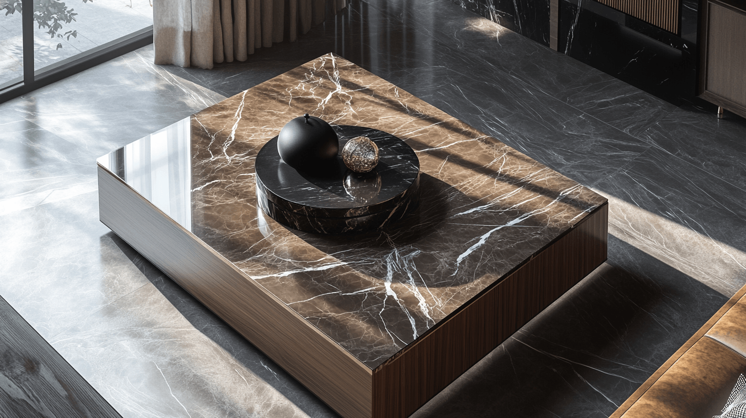 Edele materialen: marmer, hout en meer