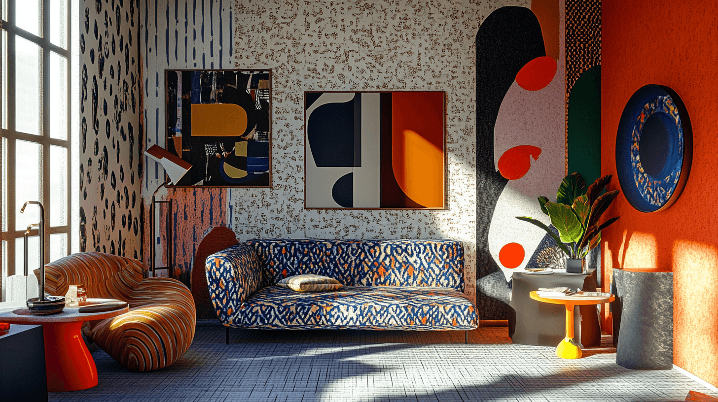 Decoratieve elementen in postmoderne stijl