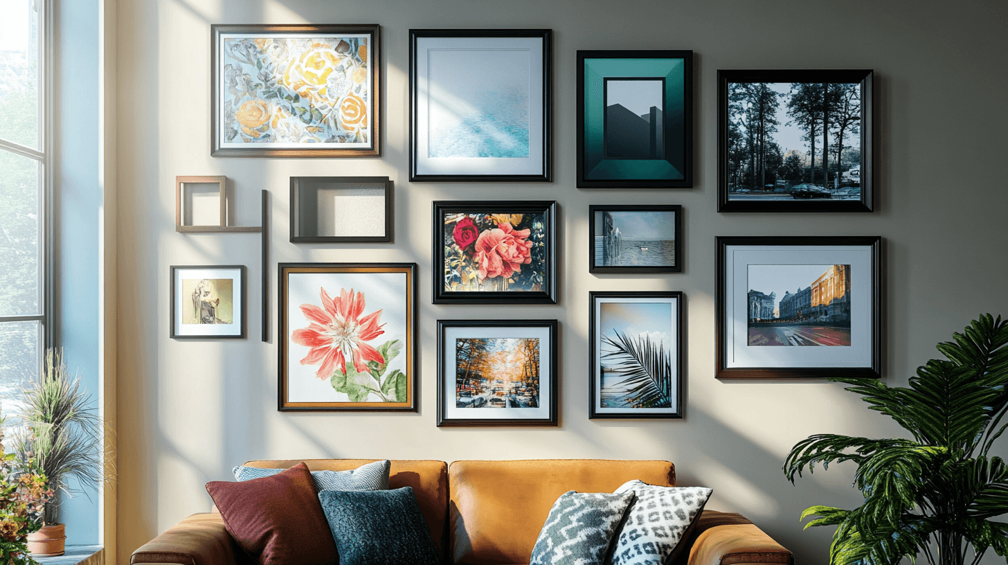Fotolijsten creatief gebruiken: Kunst en foto's stijlvol presenteren