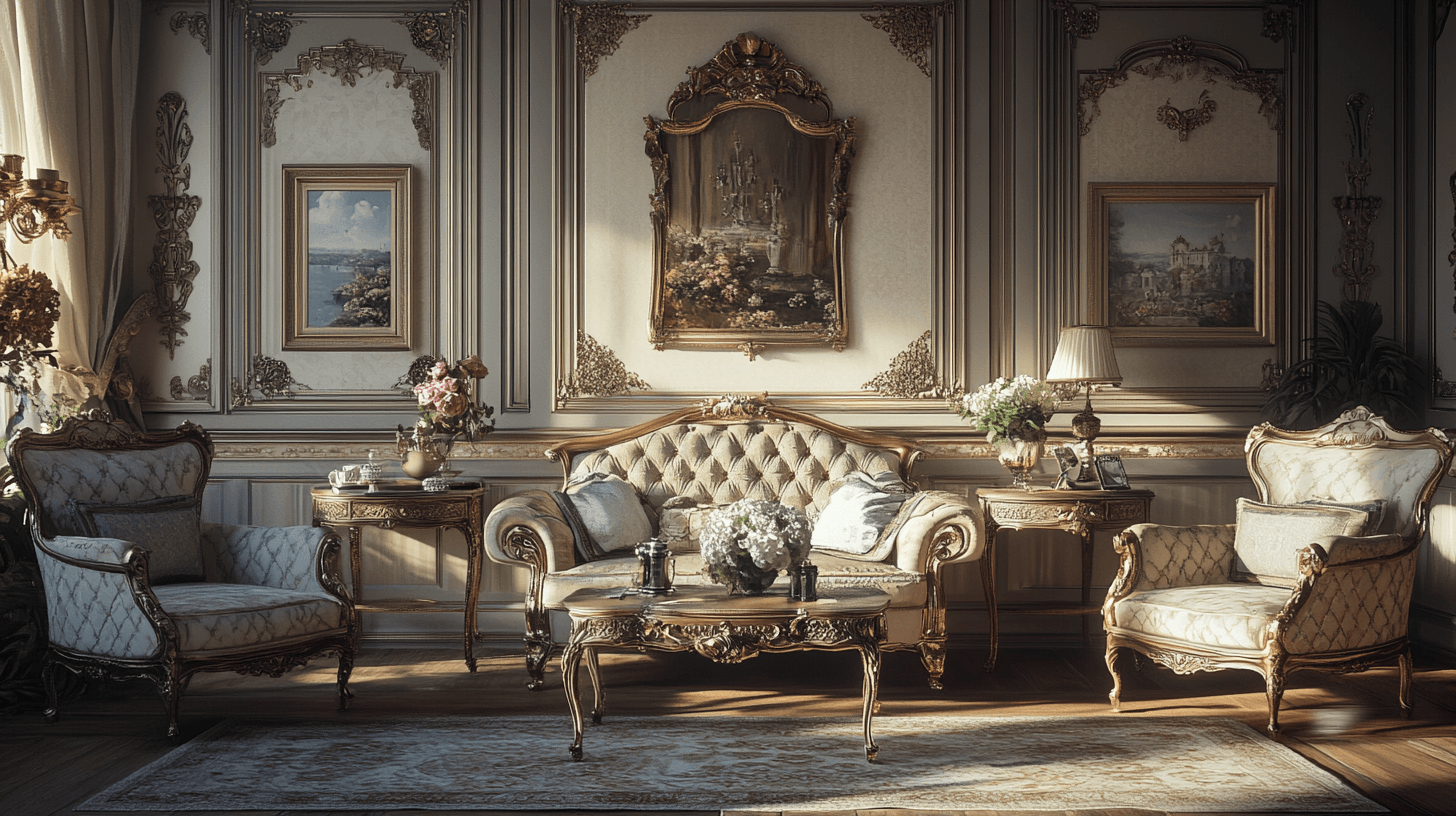 Woonstijlen in Vintage Glam Design