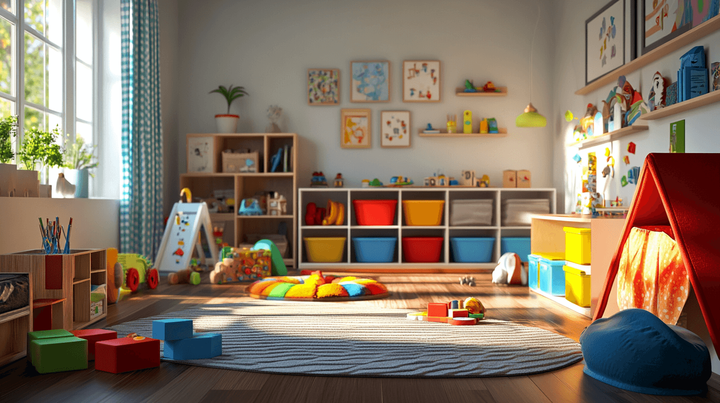 Kinderkamer: Creativiteit en orde verenigd