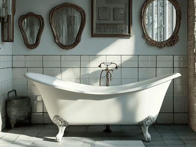 Vintage badkamer: nostalgie en charme in de natte ruimte