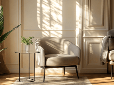 Elegante accenten: bijzettafels van glas