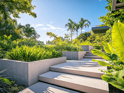 Plantenbakken van beton: Minimalistisch en robuust